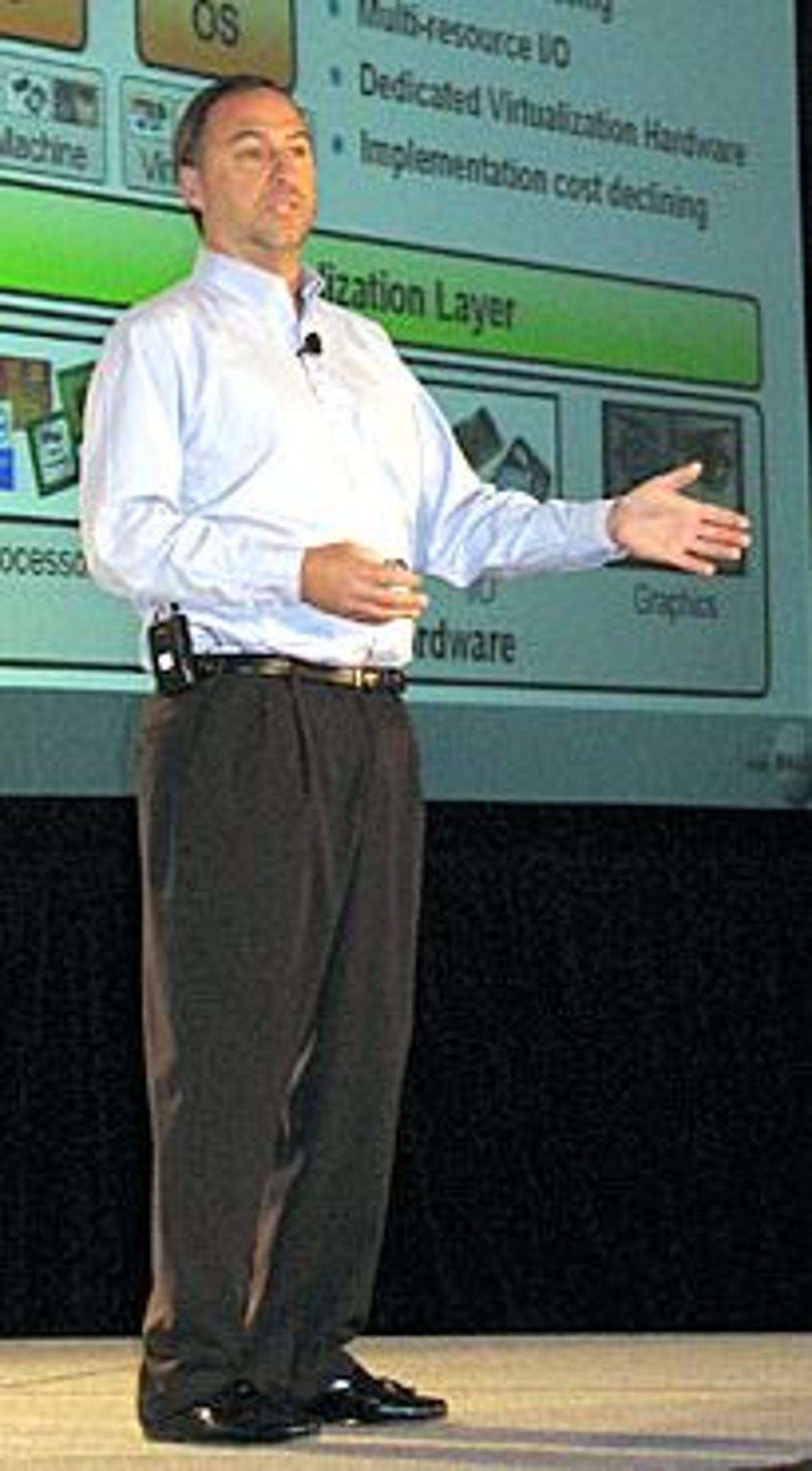 Dell CTO Kevin Kettler speaking in 2006.