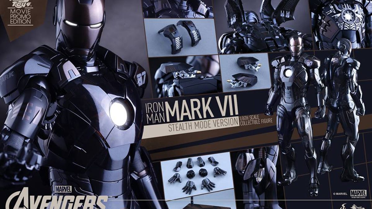 Known for its amazing attention to detail, toy maker Hot Toys has turned its eye to re-creating Iron Man's "Stealth Mode" suit from the upcoming Avengers movie.