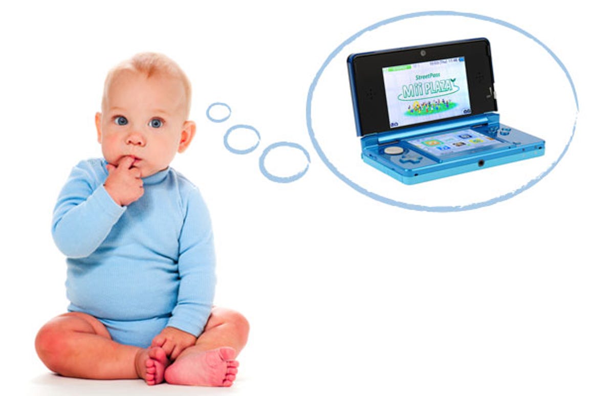 baby with 3DS