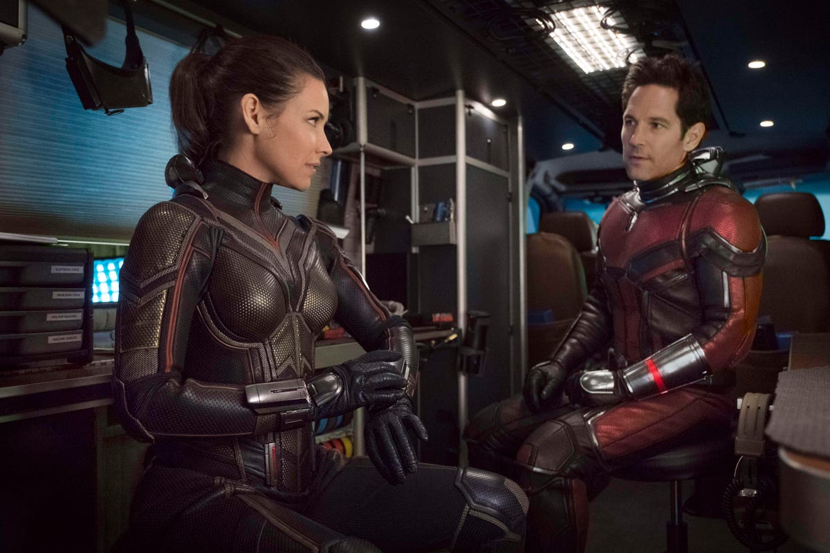 Paul Rudd and Evangeline Lilly shrink down for Ant-Man 3.