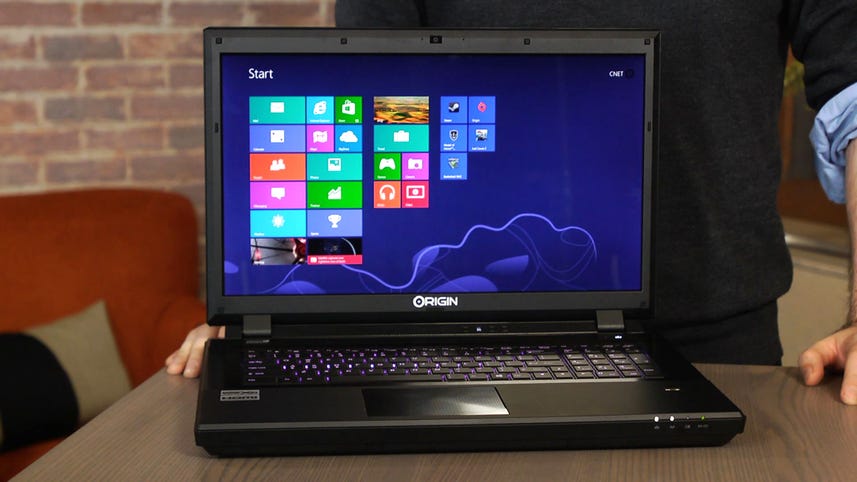 Origin Eon17-SLX gaming laptop with Windows 8