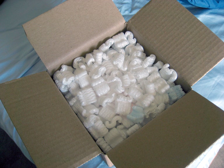 Packing peanuts.