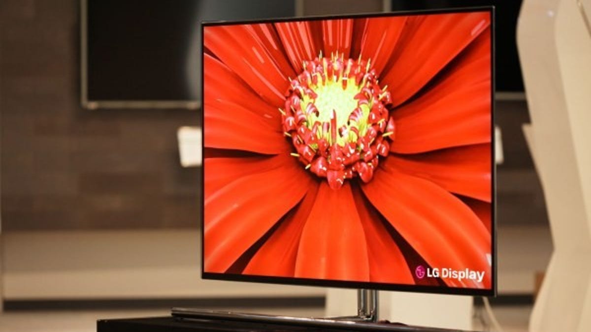 LG's 55-inch OLED HD TV is primed to be a CES show-stopper.