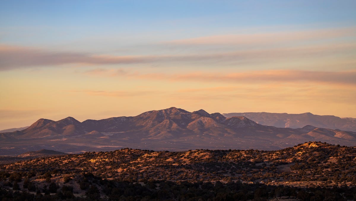 New Mexico landscape.