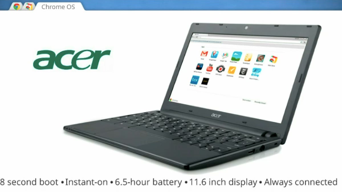 The Acer Chromebook