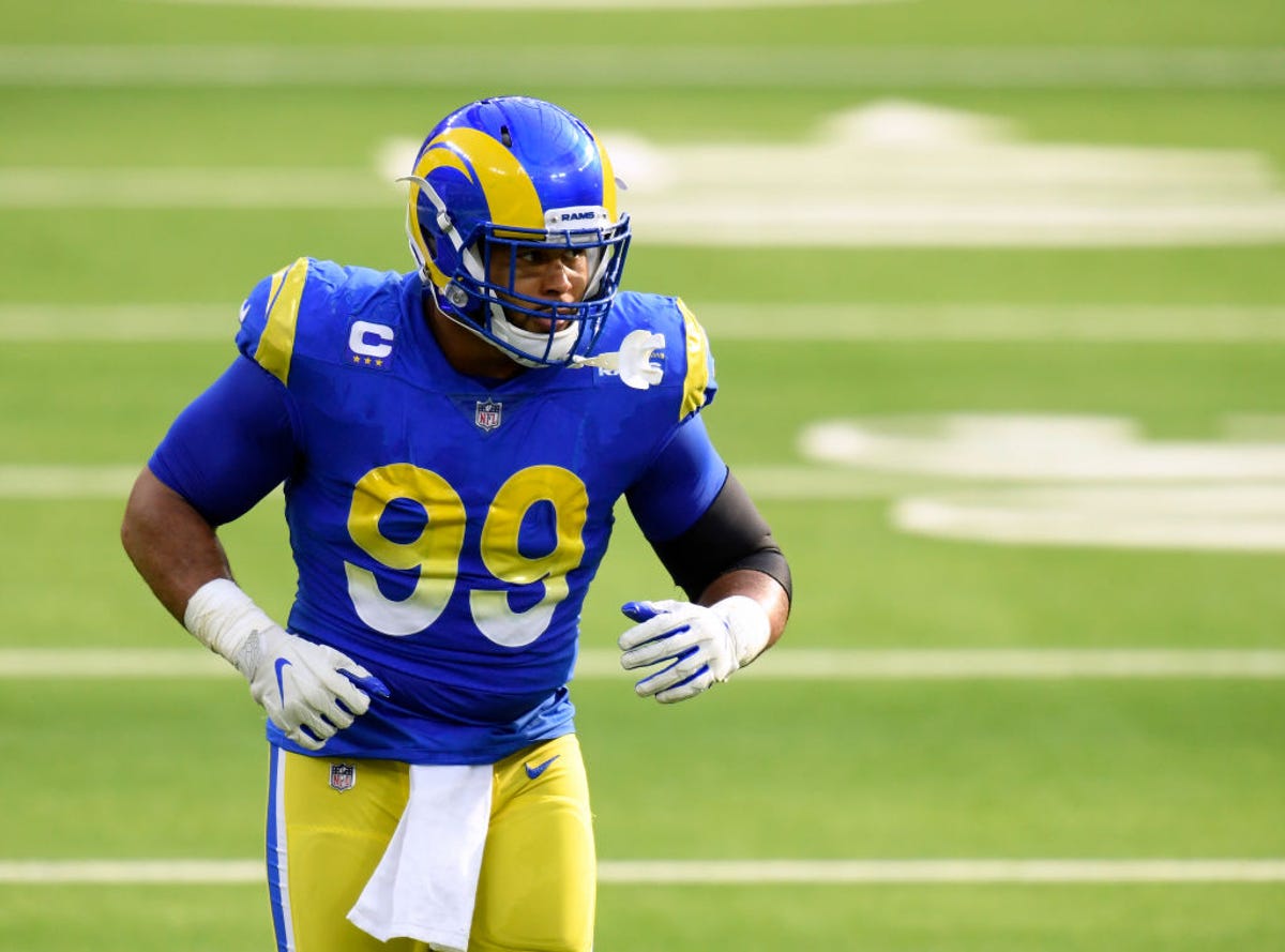 Aaron Donald of the NFL's Los Angeles Rams