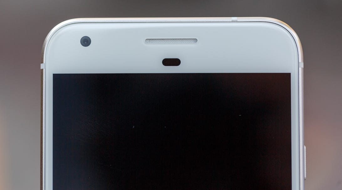 On the front of the Pixel phones is an 8-megapixel selfie camera with relatively large pixels for better low-light performance.