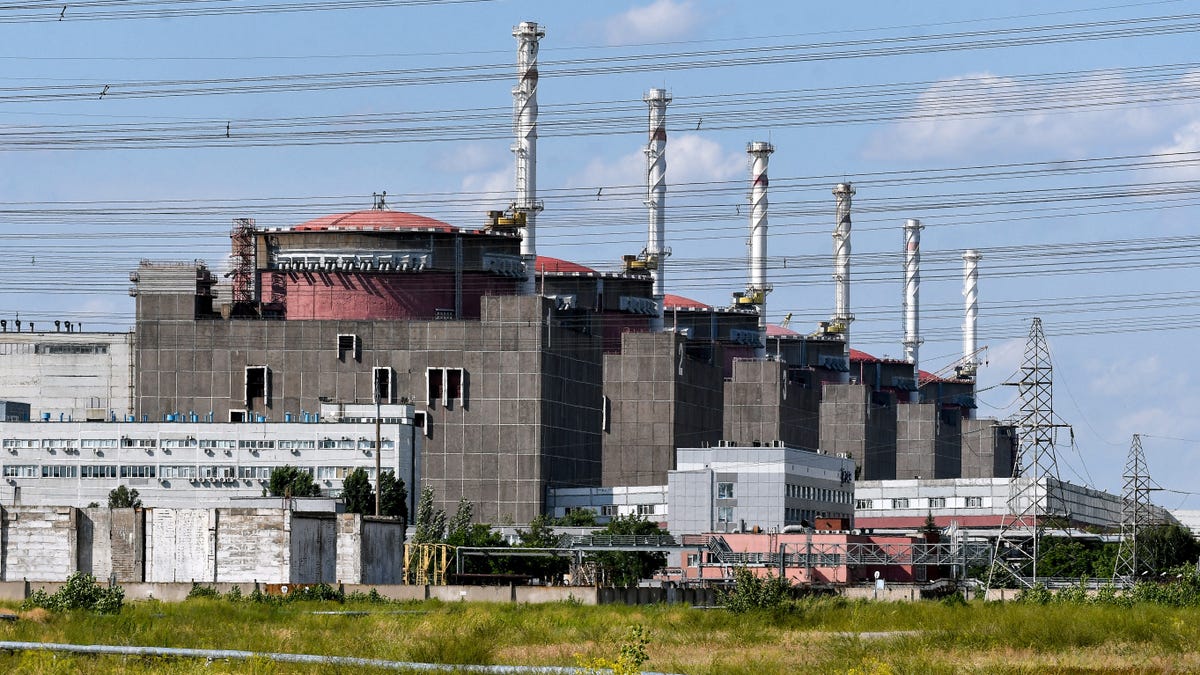 Zaporizhzhia nuclear power plant in Ukraine