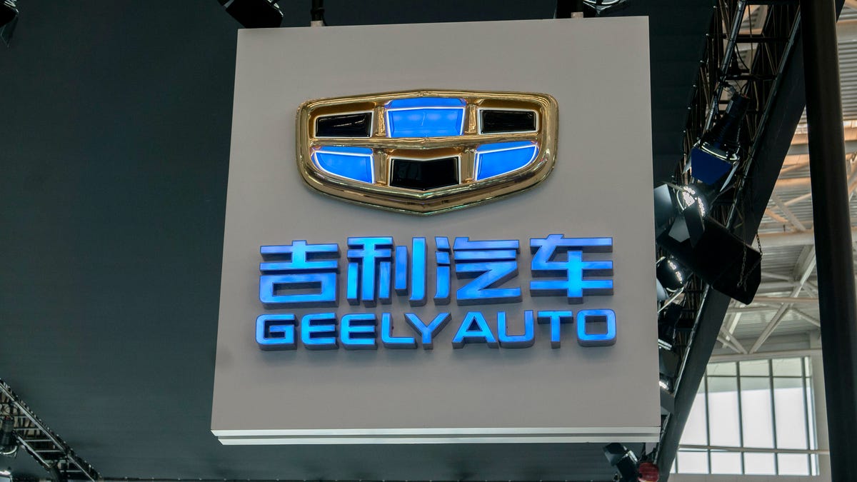 GEELY cars on the Auto Expo.  GEELY,  a leading Chinese auto