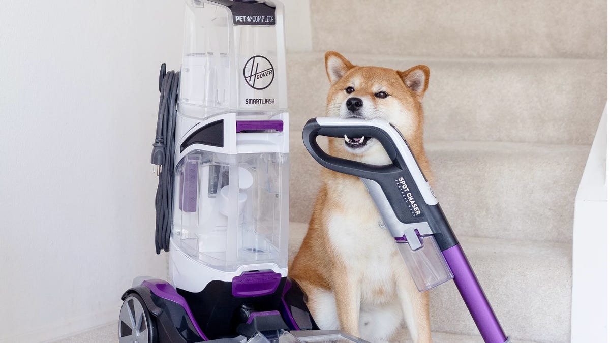Take $124 Off the Hoover SmartWash Pet Complete Automatic Carpet Cleaner Machine