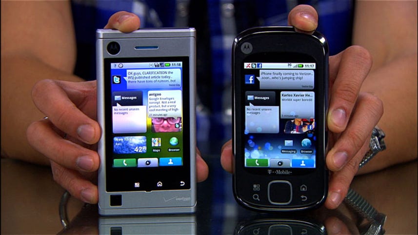 Motorola Devour vs. Motorola Cliq XT