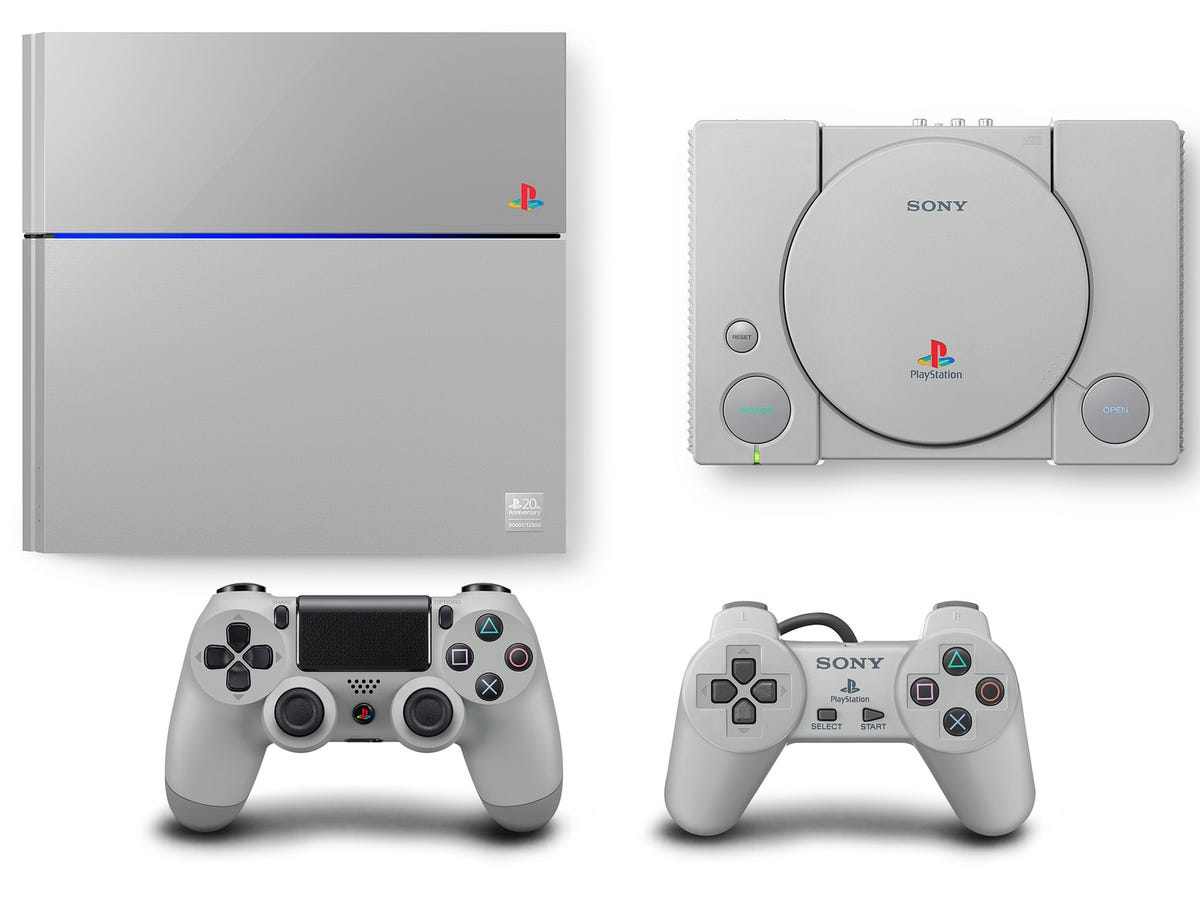 skilsmisse Overflod præcedens PS4 goes grey to celebrate 20 years of the Sony PlayStation - CNET