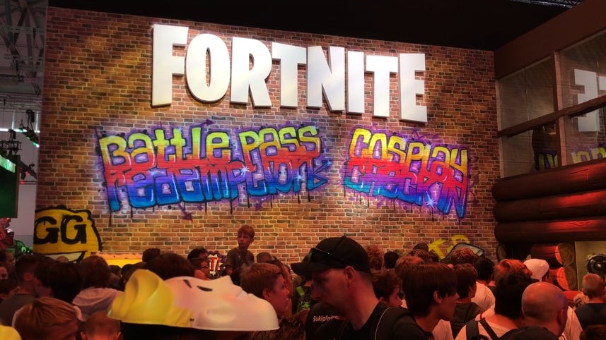 Fortnite's Gamescom booth is a bonkers gamer's paradise