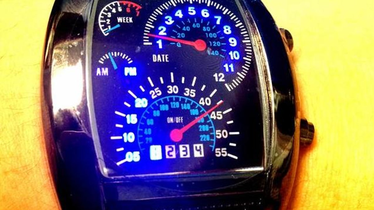 Max Speed Speedometer Watch