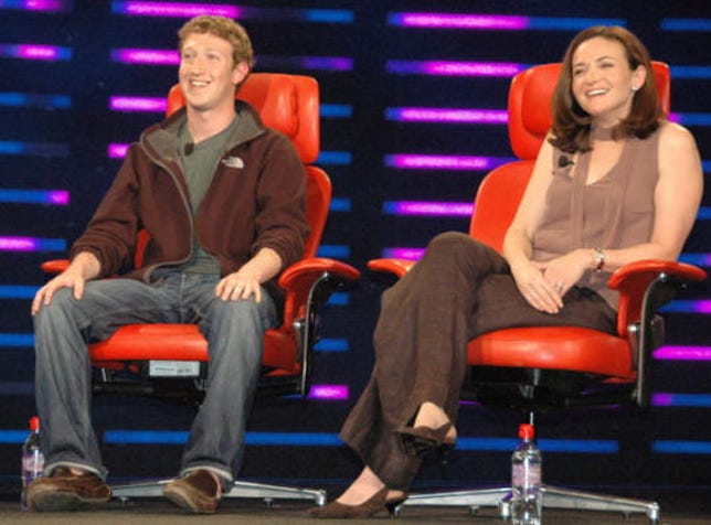 Mark Zuckerberg and Sheryl Sandberg
