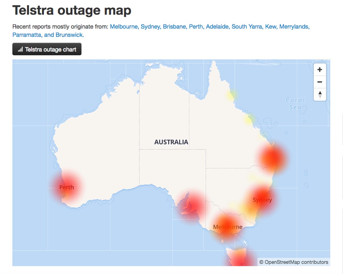 Telstra hit with national 4G call outage