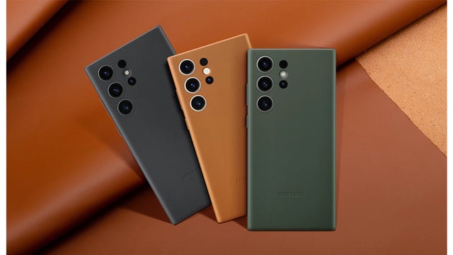 Samsung Leather Case para Galaxy S23 vem em três cores
