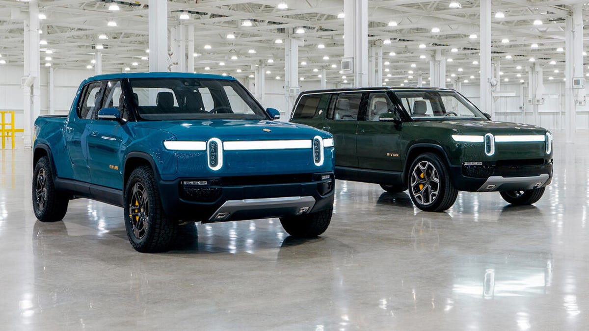 Rivian planning a price drop on the electric R1T truck and R1S SUV, report  says - CNET
