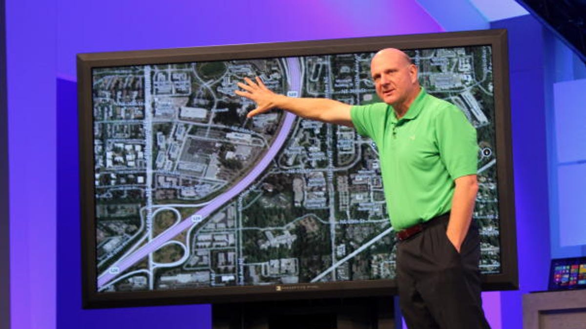 Microsoft CEO Steve Ballmer at the Build 2012 Conference in Redmond, Wash.
