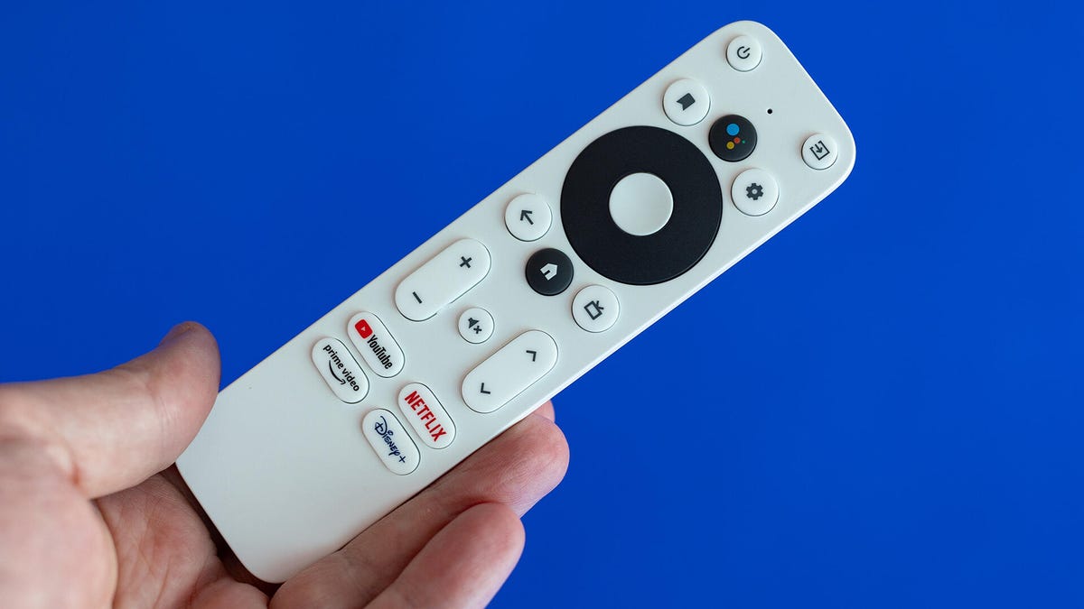 The streaming dongle remote for the BenQ TK860i.