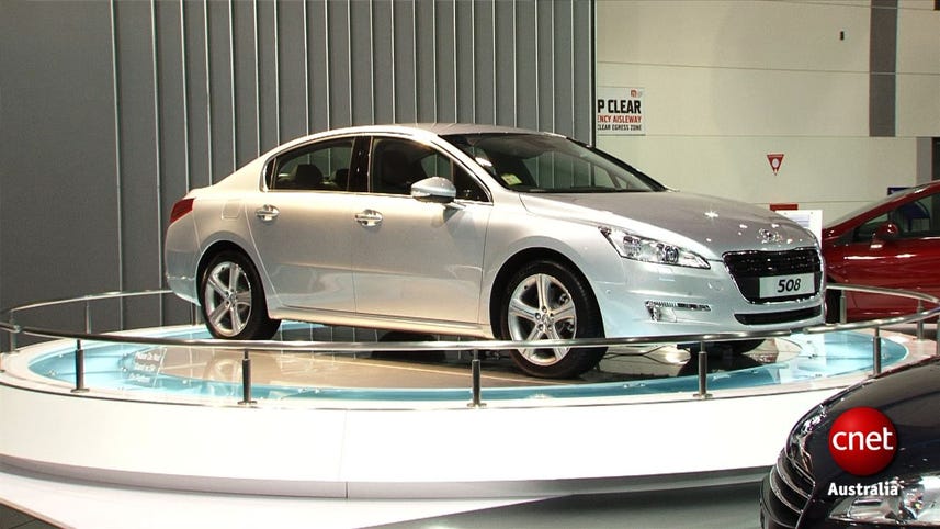 Peugeot 508 at the 2011 Melbourne Motor Show