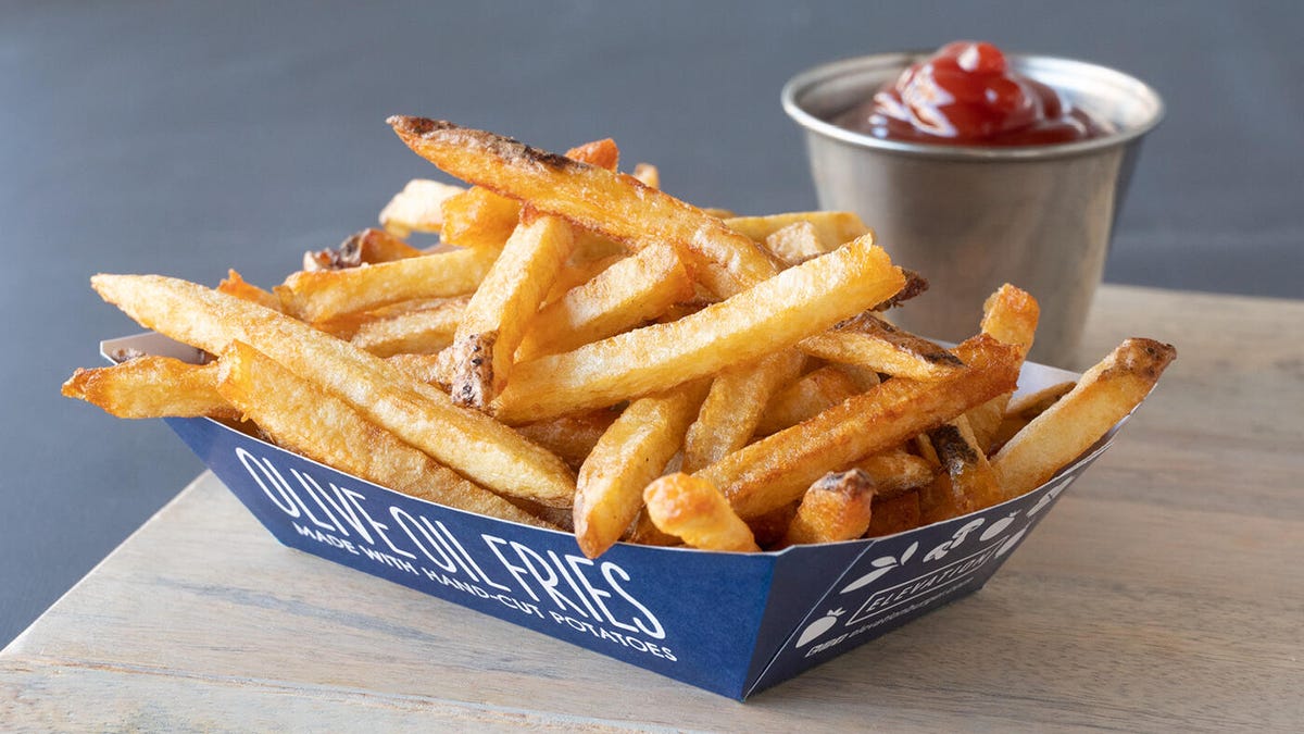 fries and ketchup
