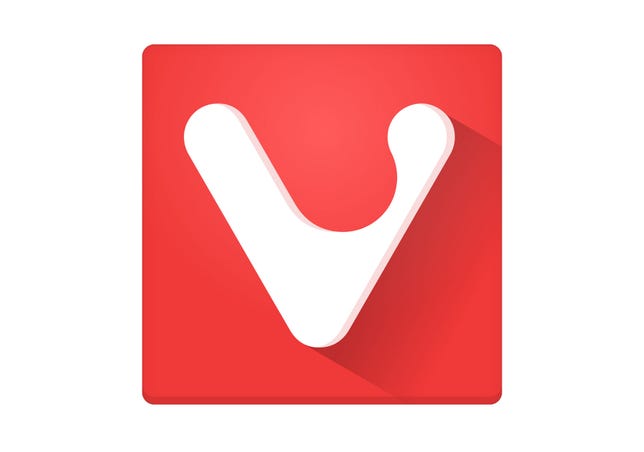The Vivaldi browser logo