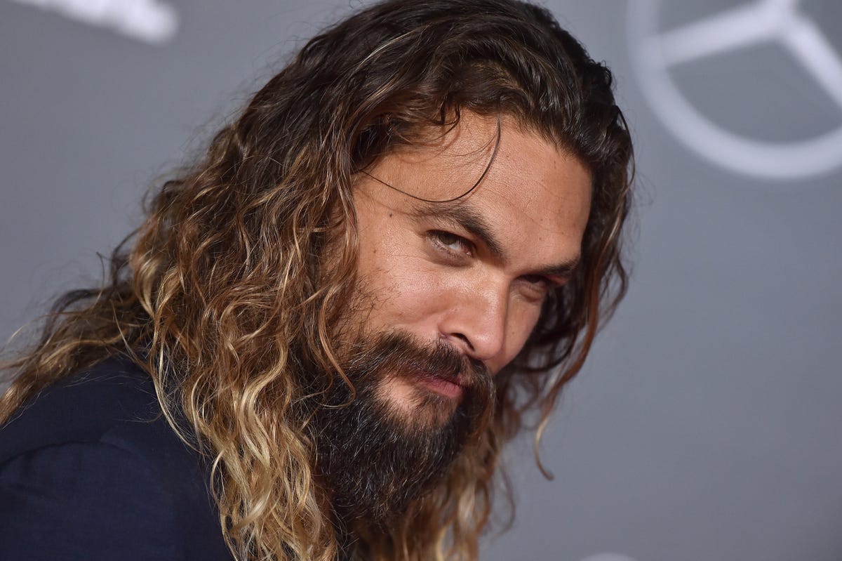 Actor Jason Momoa smolders at the Premiere Of 