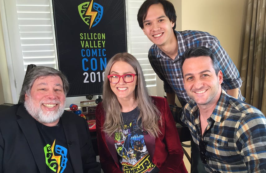 The wonderful wizard Woz talks about his comics and tech convention on Tomorrow Daily