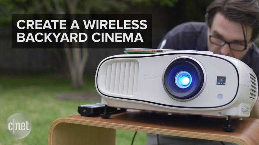 Set up your own wireless backyard cinema