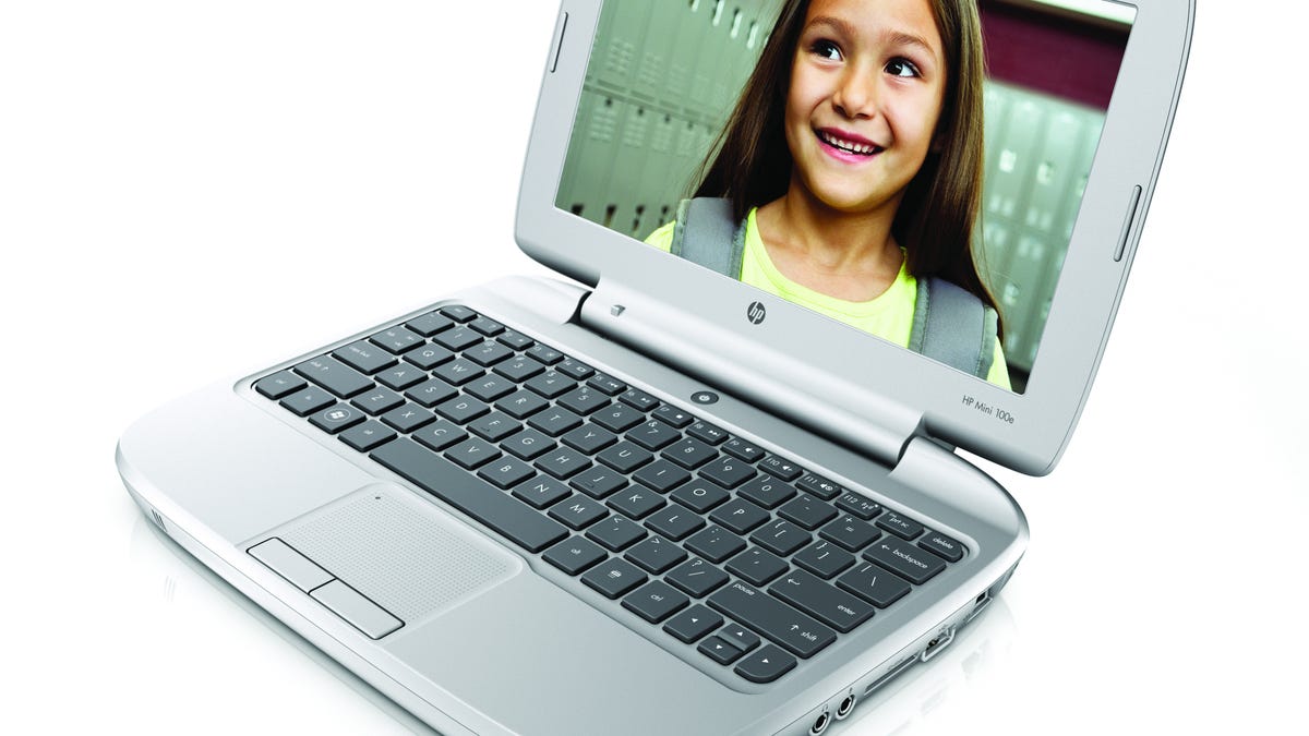 HP Mini 100e: HP's entry into educational Netbooks.