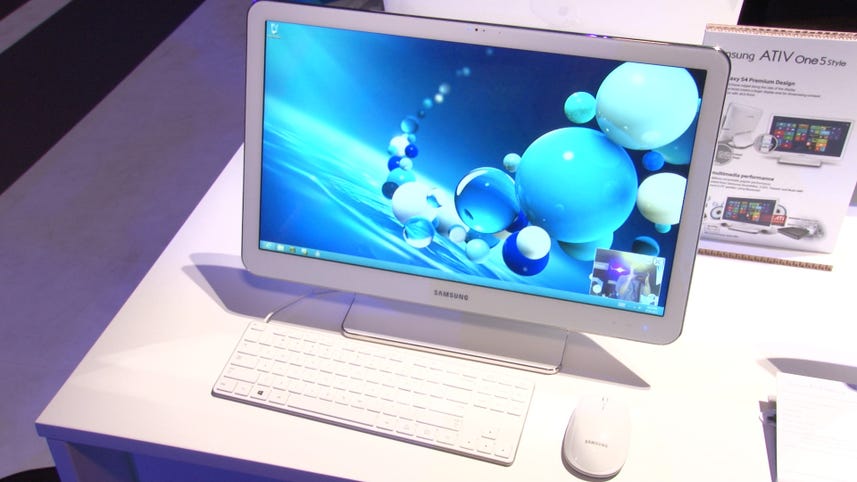 Ativ One 5 Style: A stay-at-home tablet for your desk