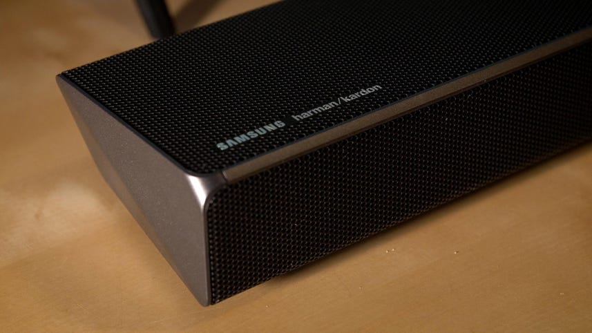 Samsung's Atmos soundbar offers big sound, fewer boxes