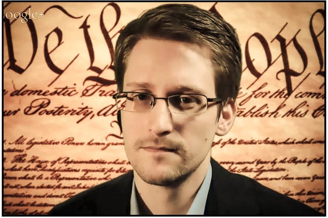 Edward Snowden appeared via video at SXSW 2014