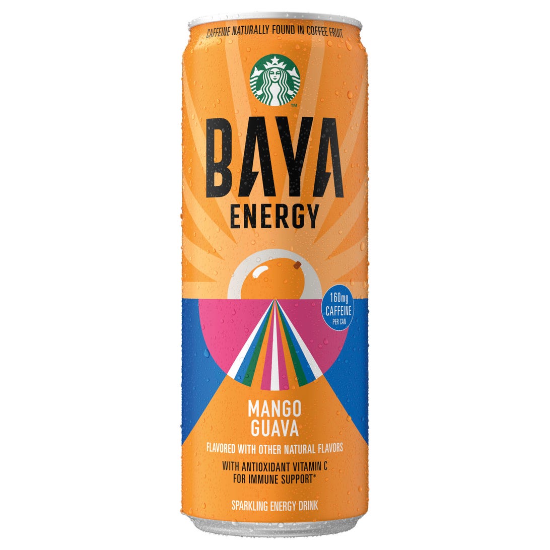 Starbucks Baya Energy mango guava
