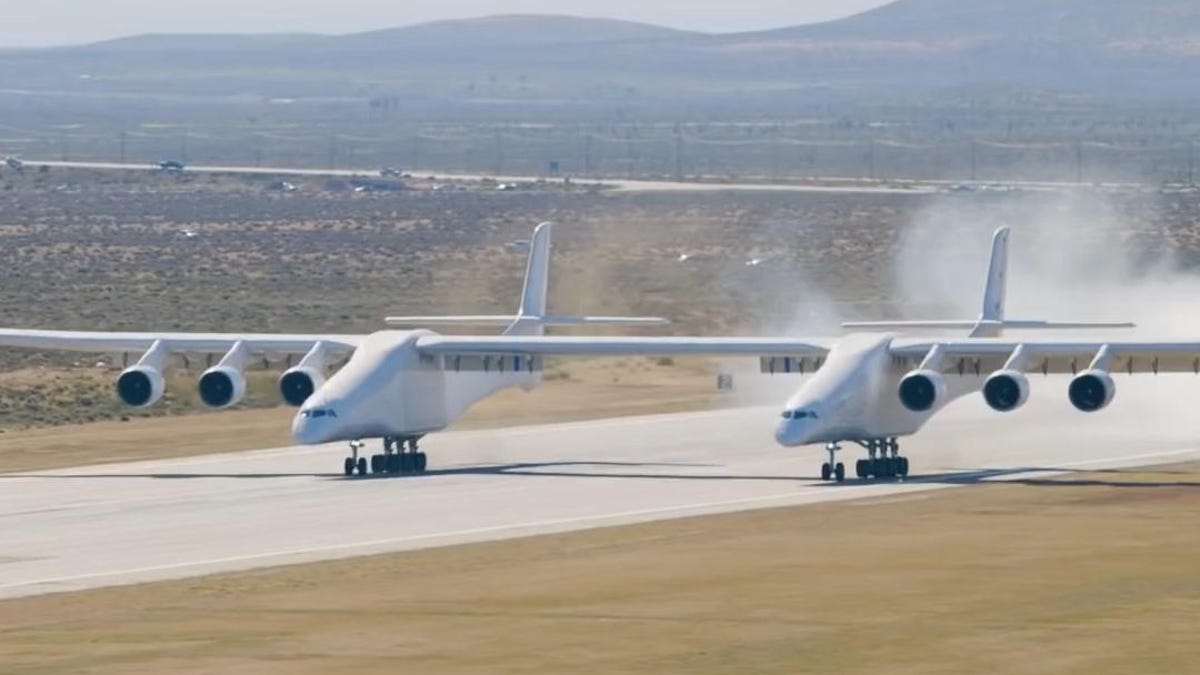 Watch the Stratolaunch take its first flight! - Video - CNET