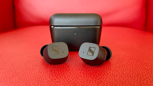 Sennheiser CX True Wireless earbuds and case