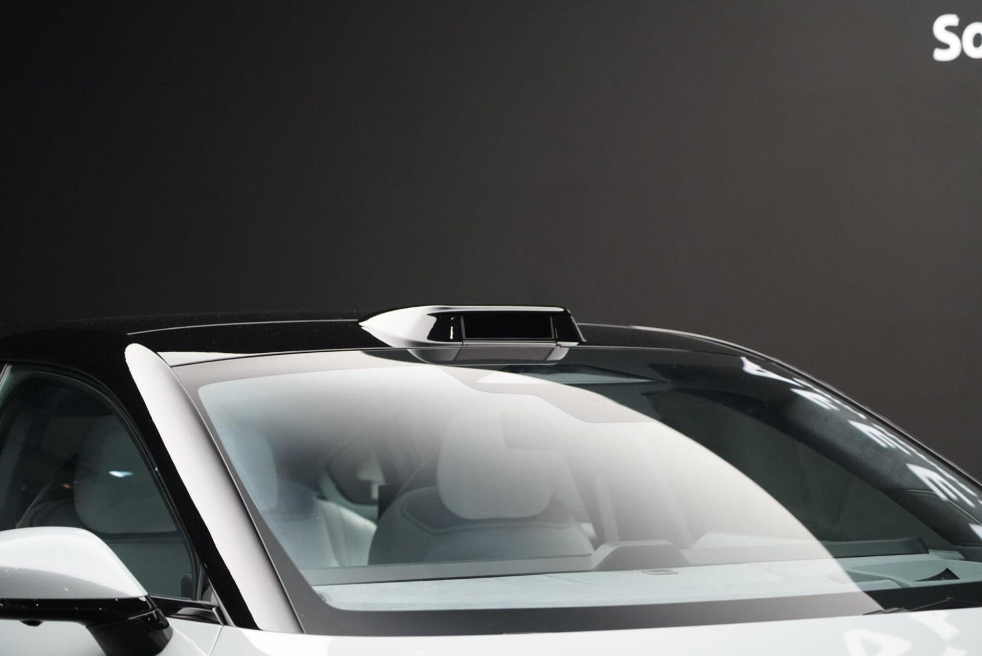 Driver aid sensor atop the Afeela concept's roof