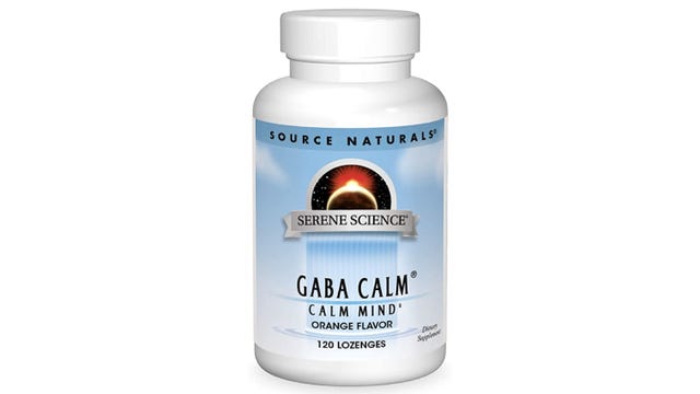 Bottle of Source Naturals GABA Calm supplement