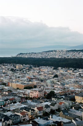 San Francisco landscape shot with Kodak Ektar 100