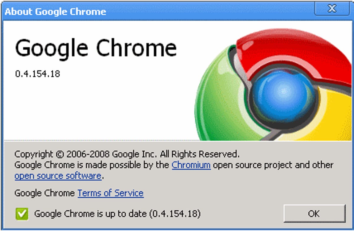 The latest developer release of Chrome.