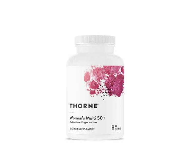 Bottle of Thorne 50+ multivitamins