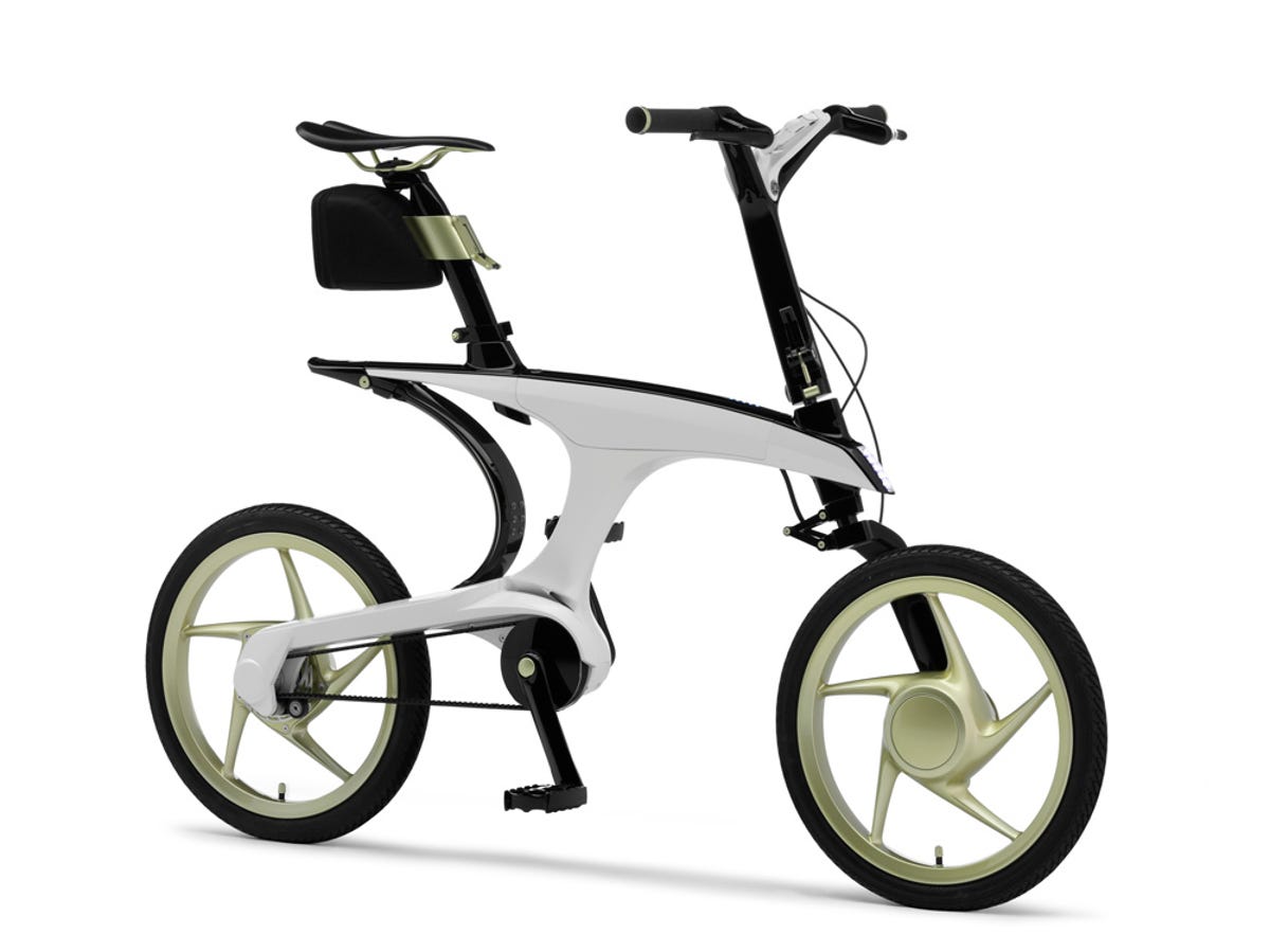The electrically power-assisted bicycle Pas With designed by Toyota and Yamaha.