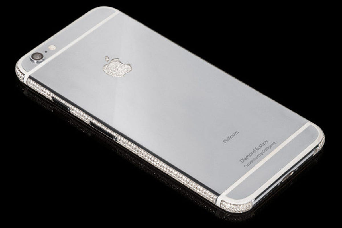 Diamond Ecstasy iPhone 6 in platinum