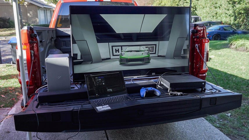 Power an entire tailgate party with Ford F-150's Pro Power Onboard