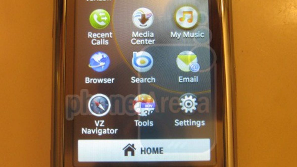 LG VX8575 Chocolate Touch is no BL40