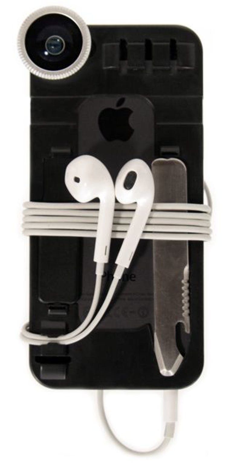 The iPhone 5 version of the ReadyCase. Too bad that clip does such a poor job holding the earbud cord.