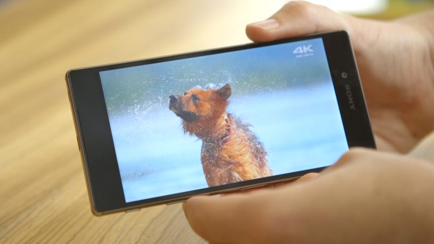 minus bath shovel Sony Xperia Z5 Premium has a pixel-packing 4K screen - Video - CNET