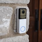A Wyze Video Doorbell Pro on a house