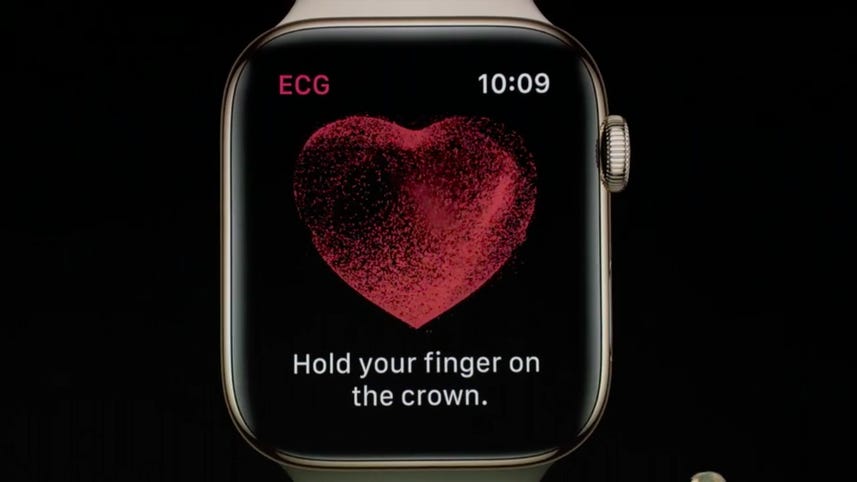 Apple adds EKG monitoring to new Watch 4
